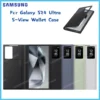 Original Samsung Galaxy Clear View Flip Case Cover with a Sensor For Galaxy S24 Ultra
