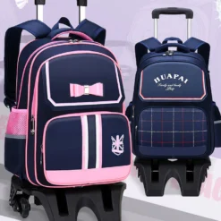 Alternative view of Mochila Kids Backpacks With Wheel Trolley Luggage Escolar Backbag Schoolbag