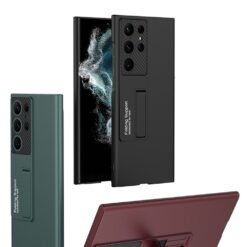 Luxury Premium Bracket Case Ultra-thin Shockproof Protective Cover For Samsung Galaxy S23Ultra