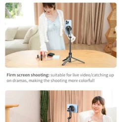 Alternative view of Xiaomi Selfie Stick Magnetic Live Streaming Stand Floor Photo Taking Folding Telescopic Tripod Stand