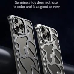 Alternative view of Luxury Ultra thinTitanium Metal Magnetic Magsafe Wireless Charging Metal Case Cover For iPhone Series