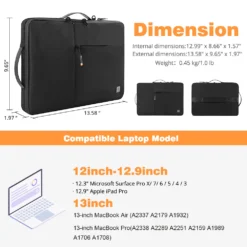 Alternative view of WIWU New Double Layer Portable Sleeve Waterproof Laptop Bag