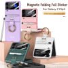 Luxury Premium Ring Case Cover With Capacitance Pen For Samsung Galaxy Z Flip 3/ Z Flip 4 1