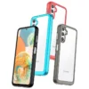 Luxury Premium Shockproof Bumper Phone Case Cover and 3D Glass Protector for Samsung Galaxy A15