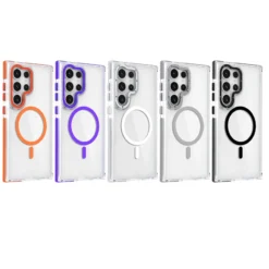 Luxury Premium Crystal Transarent Magsafe Wireless Case Cover For Samsung S24 Ultra