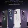 Luxury Magnetic Stand Magsafe Wireless Charger Case Cover For iPhone 13 Pro/14 Pro