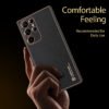 DUX DUCIS YOLO Series Case Luxury Protecting Back Cover Leather Pattern For Samsung Galaxy S23 Ultra