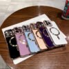 Luxury Soft Electroplated Matte Silicone Case Cover and 3D Glass Protector For iPhone 11 and 12 Series