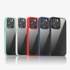 Luxury Premium Anti-scratch PC Back Phone Case Cover and 3D Glass Protector for IPhone Series