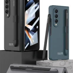 Luxury Premium Ultra Matte Bracket Folding Shockproof Hard With Pen Case Cover For Samsung Galaxy Z Fold 4