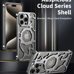 Luxury Ultra thinTitanium Metal Magnetic Magsafe Wireless Charging Metal Case Cover For iPhone Series