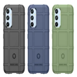 Luxury Premium Rugged Shield Hybrid TPU Thick Solid Rough Armor Silicone Texture Case Cover For Samsung Galaxy A15/A25/A35/A54/A55