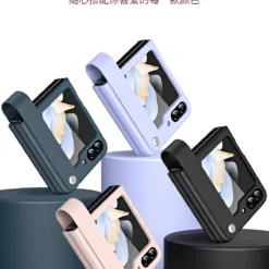 Luxury Premium Skin Feel Hand Strap Design Phone Case for Samsung Galaxy Z Flip 5