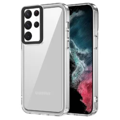 Alternative view of Luxury Premium Acrylic Clear Transparent Case Cover For Samsang Galaxy S22 Ultra/S23 Ultra