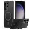 Magnetic Shockproof Matte Stand Holder Compatbile to Magsafe Wireless Charger Case For Samsung Galaxy S23 Ultra 5G