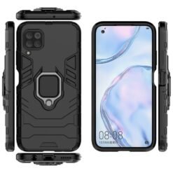 Huawei Nova 7i Armor Ring Case +3D Tempered Glass Protector