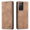 Samsung S21 Ultra CaseMe Leather Flip Cover