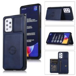 Samsung A72 Luxury Leather Wallet Back Cover Case