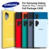 Official Liquid Silicone Case Cover For Samsung Galaxy Note 10 Plus