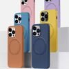 Luxury Premium Magnetic Wireless Charging Soft Case Cover for iPhone series