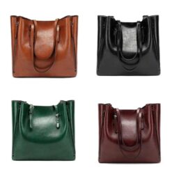 Vintage PU Leather Women's Handbag Messenger Shoulder