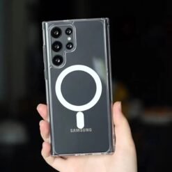 Alternative view of Luxury Magsafe Magnetic Wireless Charging Case For Samsung Galaxy S23 Ultra