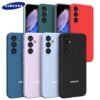 Official Silky Soft Silicone Case Cover and 3D Glass Protector For Samsung Galaxy A14/A34/A54