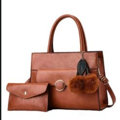 Alternative view of Fashion Classic Design 2 in 1 Purse and Crossbody Satchel Shoulder Bag