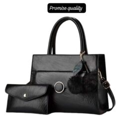 Fashion Classic Design 2 in 1 Purse and Crossbody Satchel Shoulder Bag