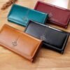 Luxury Premium PU Leather High Quality Fashion Women Purse Cards Holder