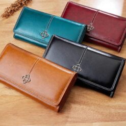 Luxury Premium PU Leather High Quality Fashion Women Purse Cards Holder