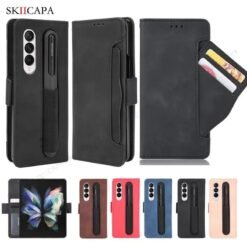 Luxury Premium Leather Card Slot Phone Case for Samsung Z Fold 3 5G/Fold 4 5G