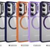 Luxury Premium Camera Lens Frame Metal Bracket Shockproof Phone Case For Samsung Galaxy A35/A55