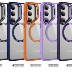 Luxury Premium Camera Lens Frame Metal Bracket Shockproof Phone Case For Samsung Galaxy A54