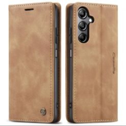 Alternative view of Luxury Premium Caseme Leather Wallet Case Cover and 3D Glass Protector For Samsung Galaxy A54/A55