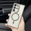 Luxury Premium Magsafe Camera Stand Matte Phone Case For Samaung Galaxy S22 Ultra/S23 Ultra