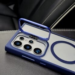 Alternative view of Luxury Premium Magsafe Camera Stand Matte Phone Case For Samaung Galaxy S24 Ultra