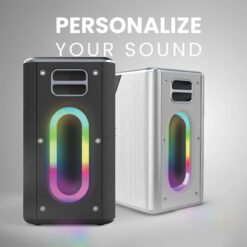 Amaya BD34 wireless Bluetooth speaker 12000mAh IPX5 waterproof outdoor Karaoke with 2 wireless microphone