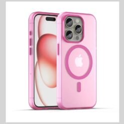 Alternative view of Luxury Premium Matte Candy Magnetic Wireless Charging Transparent Case Covers For iPhone Series