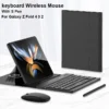 Luxury Premium Wireless Bluetooth keyboard Leather Case Cover For Samsung Galaxy Z Fold Phones