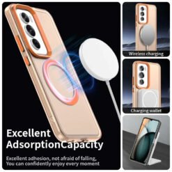 Alternative view of Luxury Thin Acrylic  Bumper Magsafe Transparent Cover Case Cover for Oppo Reno 12/12 Pro