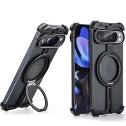 Luxury Premium Metal Frame Magnetic Aluminum Alloy Holder Phone Case for Google Pixel 9 Pro