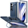 Luxury Premium Multifunctional Lens Holder with Stylus and Tempered Glass Film Case Cover Samsung Galaxy Z Fold 3/Z Fold 4