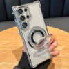 Luxury Premium Magnetic Plating Stand Shockproof Case For Samsung Galaxy S Series