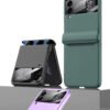 GKK Magnetic Hinge Tempered Glass Case Cover For Samsung Galaxy Z Flip 3/Z Flip 4