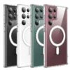 Luxury Premium Shockproof Clear MagSafe Magnetic Cover Case For Samsung Galaxy S22 Ultra/S23 Ultra