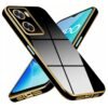 Luxury Premium Electroplated Gold Plated Case Cover and 3D Glass Protector For Oppo A57/A77/A77S