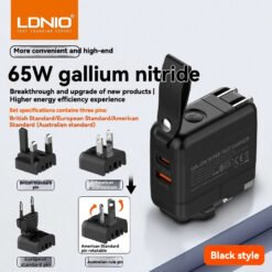LDNIO Gallium 65W High Power Four-in-One Laptop Mobile Phone Charger GaN Universal