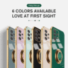 Luxury Premium Electroplated Gold Plated Case Cover and 3D Glass Protector For Samsung A13