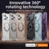 Luxury Premium Alluminium Alloy W Shape Frameless Phone Case Cover For iPhone 16 Pro Max
